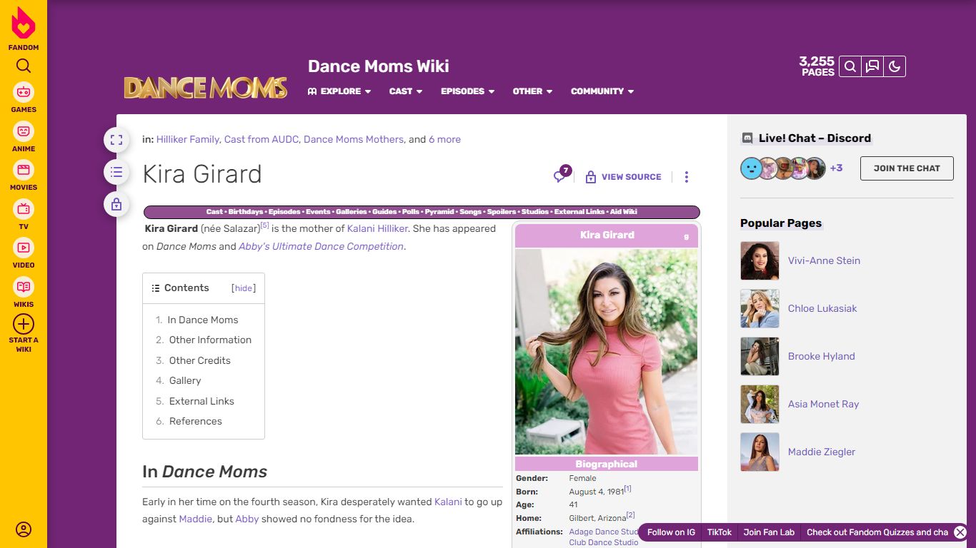 Kira Girard | Dance Moms Wiki | Fandom